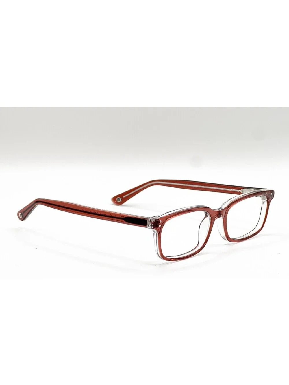 Muse 35-002010 Brown Clear Rectangle Authentic Eyeglass Frames 50-17-140